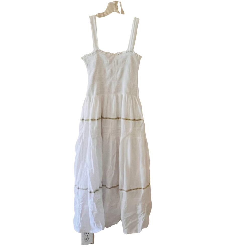 The Great The Clover Embroidered Smocked Dress Size Medium - Picture 3 of 12